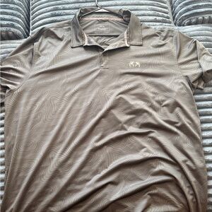 KUIU Men's Taupe Swirl Polo Shirt